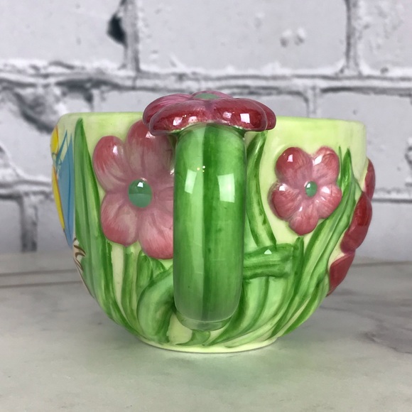 Disney Store Exclusive Tinker Bell 3D Ceramic Flower Tea Cup / Small Coffee Mug - Picture 5 of 10